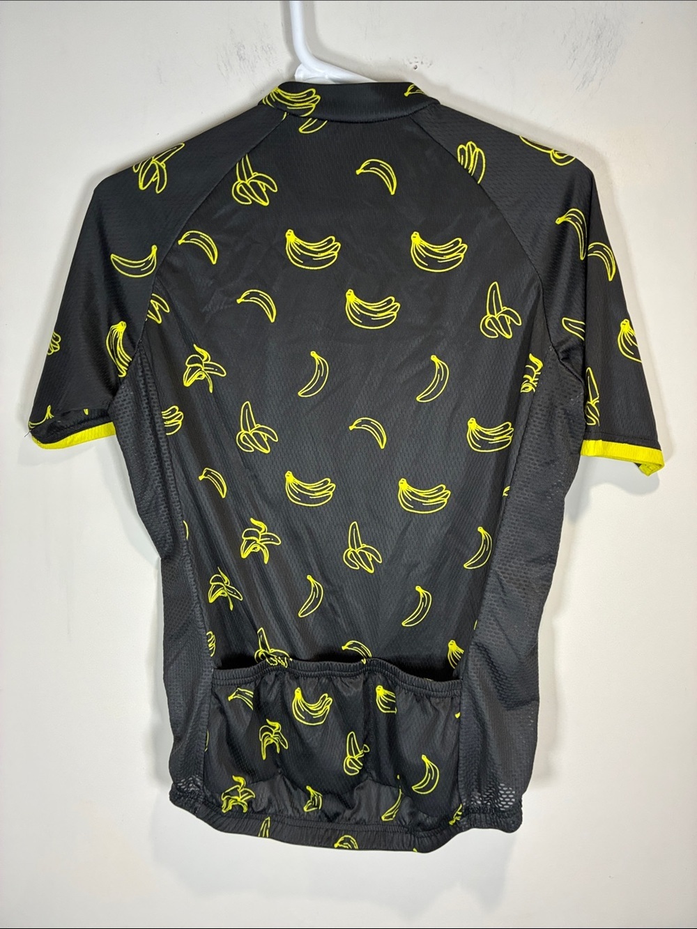 OCG Banana Print Cycling Jersey & Bib Shorts Set XL Bike Kit Black - Picture 7 of 7